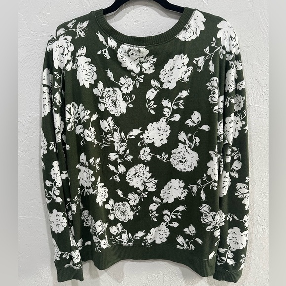 Honey dew loungewear green/floral  top (xxl) - Picture 4 of 4